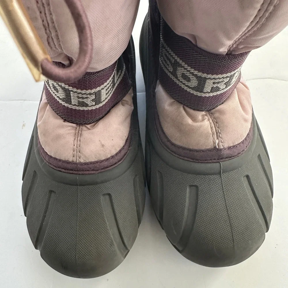 Sorel Kids Club Winter Snow Boots Purple Pink Waterproof  NC1799-635 Size 12